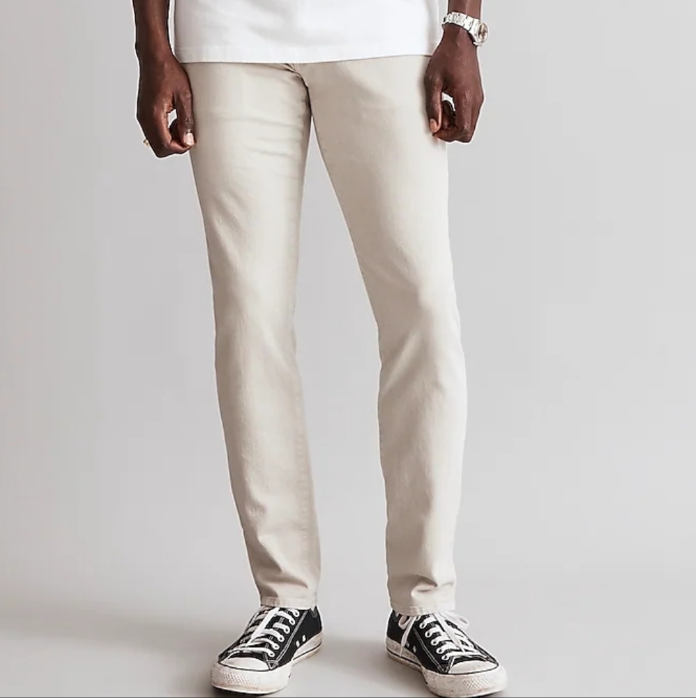 Madewell Garment-Dyed Athletic Slim Jeans 36x32